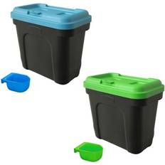 KCT 2 Pack 15L Medium Pet Food Container