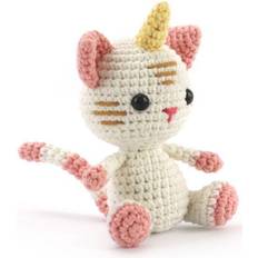 Kit per Ricamo Graine Créative Kit Uncinetto Gatto Unicorno