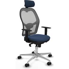 Aluminium Kontorstole Ergonomisk Navy Blue Piqueras 1D086N2 Kontorstol