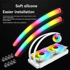 Pc sleeve 2 PCS ARGB Silicone Tube Sleeve