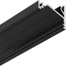Topmet Aluprofil Corner16.V2 AC-6/TY Sort Anodiseret Hjørne LED bånd