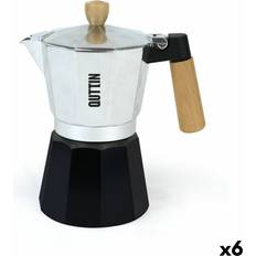 Italian Coffee Pot Aluminium 6 Cups