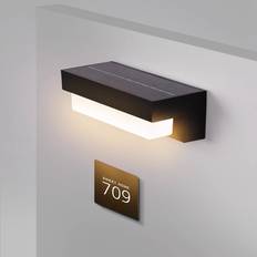 LEDlife Væglamper LEDlife Solcelle CCT Væglampe 3 Lyskulører Sort IP54 Vægarmatur