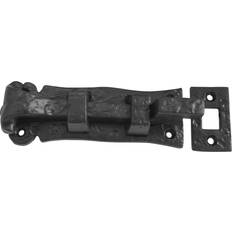 Door Latches & Bolts Jedo Solid Necked Door Bolt Traditional Black Antique