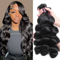 Long Loose Wave 3 Bundles Real Virgin Hair Extensions