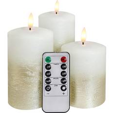 LED Candles on sale Long Life Lamp Company 3 USB Charge Remote Control WAX03 LED Candle