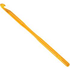 6mm Ergonomic Plastic Crochet Hooks Orange
