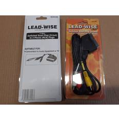 10 Pcs Scart Lead Cable Switched In Out