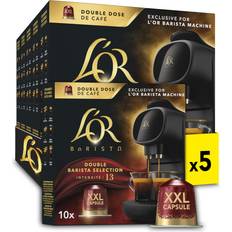 L'OR K-cups & Coffee Pods L'OR Double Barista Selection XXL Aluminium Coffee Capsules 5 x 10 Pods