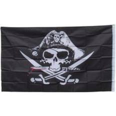 Flags on sale Securefix Direct Pirate Ship Flag Jolly Roger Skull And Crossbones Boat Large Novelty