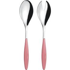 Rosa Serveringsbestick Guzzini Salad Servers Feeling Cutlery Deep Pink Salladsbestick