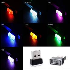 Led lampa usb Mini USB LED Lampa Lila Ljuslist