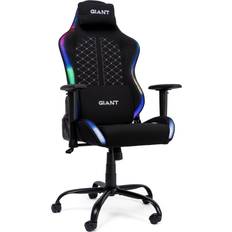 Gamingstol RGB Ljus Svart