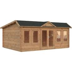 Store hytter Palmako Claudia Pent Bruntrykimprægneret 19.4 m² (Areal )