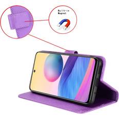 Nord 4 5G Diamond Texture Leather Phone Case Purple