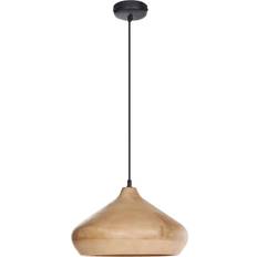 Desk Lamps Ceiling Lamps Beliani Boho Modern Ceiling Brown Pendant Lamp