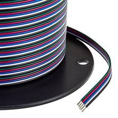 12-24V RGBW Strips 5 LED 100 Meter Rolle LED bånd