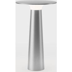 IP44 Lix LED Tischleuchte Akku Silber