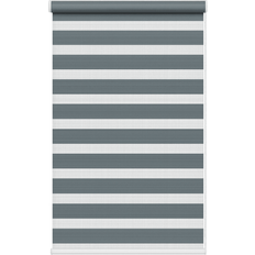New Edge Blinds White Day Night Zebra Roller Blind 170cm x 165cm
