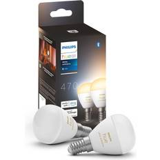 Philips Hue White Ambiance Luster Smart LED Light Bulb 2 Pack