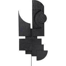 Skrivebordslamper Væglamper Please Wait to be Seated tem Deco Væglampe Black W38.6 x D9.3 x H81 cm Vægarmatur