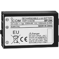 Icom BP-296 Li-Ion Battery Pack 3.6V 2350mAh