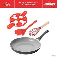 Prestige Crepe- & Pancake Pans Prestige Disney Monochrome Ceramic Non-Stick Pancake Pan Set Red