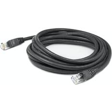 AddOn ADD-1MCAT5E-BK Networking Cable Black 1 m