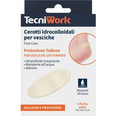 Protezioni per piedi Cerotti Idrocolloidali per Vesciche del Tallone 5 Pezzi