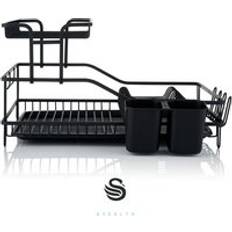 Swan stealth Swan Stealth 15 Plate Rack Black Dish Drainer