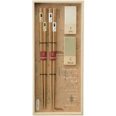 Gift Set Chopsticks And Chopstick Rest Cats 4 Dele