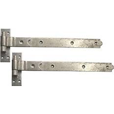 Merriway Gate Hinges Heavy Duty Hook Band 250mm Pack 2