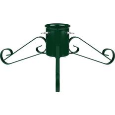 Green Christmas Tree Stands Traditional Scroll Leg Metal 6.5ft 2m Christmas Tree Stand