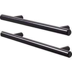 GoodHome Annatto Matt Black Kitchen Cabinets 18.8cm D 32mm Pack 2