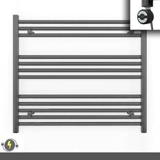 Heated Towel Rails Myhomeware 900mm Wide Anthracite Grey Electric Towel Rail