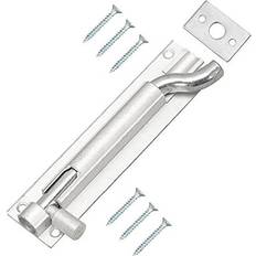 Door Latches & Bolts TERF Aluminium Door Bolt Barrel Slide Lock 100mm