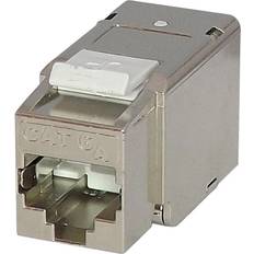 Silver Electrical Outlets Tuk Tuk Chai Cat6a Shielded RJ45 Keystone Jack