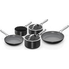 Ninja Cookware Ninja Zerostick Ceramic Pro 5 Piece Pan Black Cookware Set