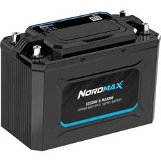 Nordmax Batterier & Laddbart Nordmax 12V 125Ah 1600Wh Bluetooth Battery