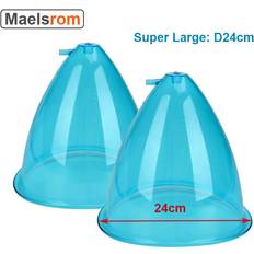 Cupping Therapy Dechoicelife Large 24cm Blue Massager Cups 2pcs
