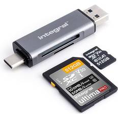 Dual End SD MicroSD Card Reader Adapter
