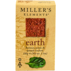 Artisan Biscuits Miller's Elements Earth Crackers 100g