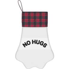 Black Stockings Famgem Paw Christmas Stockings Buffalo Tartan Plaid Stocking