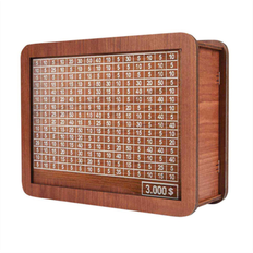 Wooden Reusable Home Counter Bank