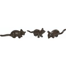 Maus Deko aus Gusseisen 13 cm