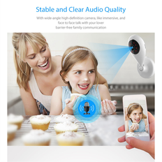 Melitt Tuya WiFi Indoor IP Camera 1MP Wireless