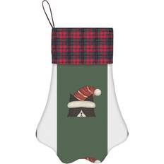 Famgem Christmas Tuxedo Cat With Santa Paw Stocking