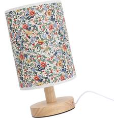 Fabric Desk Bedside Lamp Flower Pattern Table Lamp