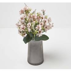 Polyester Artificial Plants Homescapes Wild Daisy Blush Pink Bouquet Flower 46 cm Artificial Plant