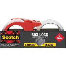 Packaging Tapes & Box Strapping Scotch Box Lock Dispenser Packaging Tape Pack of 2